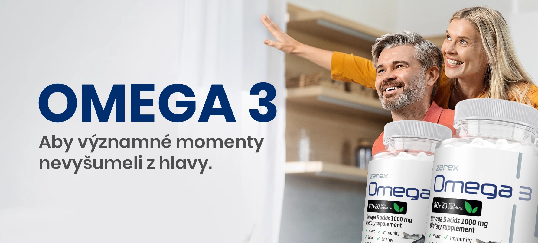 Zerex Omega 3 mastné kyseliny 1000mg